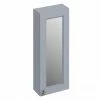 Burlington 30 Single Door Mirror Cabinet - Classic Grey -Bathroom Mirrors Shop F3MG P