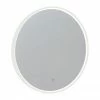 Roper Rhodes Frame 800mm LED Illuminated Round Mirror - Gloss White - FR80RW