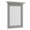 Old London 600mm Flat Mirror - Storm Grey - LON213