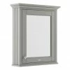 Old London 600mm Mirror Cabinet - Storm Grey - LON214 -Bathroom Mirrors Shop LON214 P