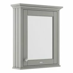 Old London 600mm Mirror Cabinet - Storm Grey - LON214