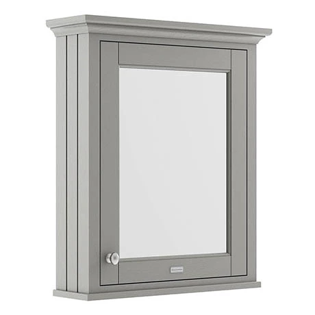 LON214_P.jpg Old London 600mm Mirror Cabinet - Storm Grey - LON214 -Bathroom Mirrors Shop LON214 P