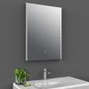 Hudson Reed Reverie 500mm LED Touch Sensor Mirror with Demister Pad - LQ503 -Bathroom Mirrors Shop LQ503 n p
