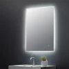 Hudson Reed Leva 500 x 700 Illuminated Mirror w. Touch Sensor - LQ602 -Bathroom Mirrors Shop LQ602 p