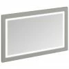 Burlington Framed 120 Mirror with LED Illumination - Dark Olive 1 Burlington Framed 120 Mirror with LED Illumination - Dark Olive -Bathroom Mirrors Shop M12MO P