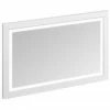 Burlington Framed 120 Mirror with LED Illumination - Matt White