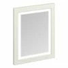 Burlington Framed 60 Mirror with LED Illumination - Sand