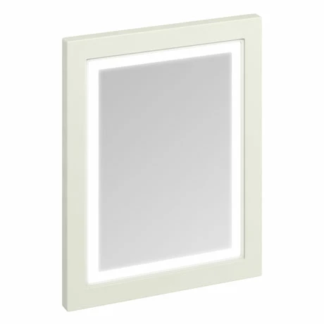 M6MS_P.jpg Burlington Framed 60 Mirror with LED Illumination - Sand -Bathroom Mirrors Shop M6MS P
