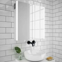 Toreno 700x650mm LED Illuminated 2-Door Bluetooth Mirror Cabinet with Motion Sensor, Shaving Socket & Anti-Fog - MIR018 -Bathroom Mirrors Shop MIR018 d4 460