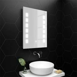 Toreno 500x700mm LED Illuminated Mirror incl. Touch Sensor - MIR041