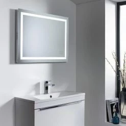 Roper Rhodes Beat Bluetooth Illuminated Mirror - MLE420 -Bathroom Mirrors Shop MLE420 D1 460
