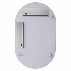 Croydex Harrop Hang N Lock Rounded Rectangle Mirror 650 x 400mm - MM701300 -Bathroom Mirrors Shop MM701300 D2N 460