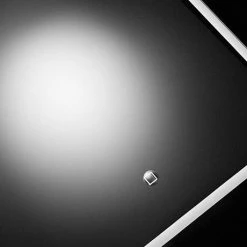 Croydex Chilcombe Hang N Lock Illuminated Mirror with Demister Pad 500 x 700mm - MM720200E -Bathroom Mirrors Shop MM720200E D3 460