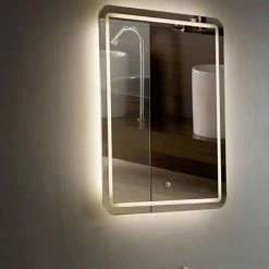 Croydex Chawston Hang N Lock Illuminated Mirror with Demister Pad 700 x 500mm - MM720400E 5 Croydex Chawston Hang N Lock Illuminated Mirror with Demister Pad 700 x 500mm - MM720400E -Bathroom Mirrors Shop MM720400E ai3 460