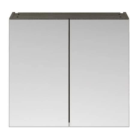 OFF519_d2_460.jpg Brooklyn 800mm Grey Avola Bathroom Mirror Cabinet - 2 Door -Bathroom Mirrors Shop OFF519 d2 460