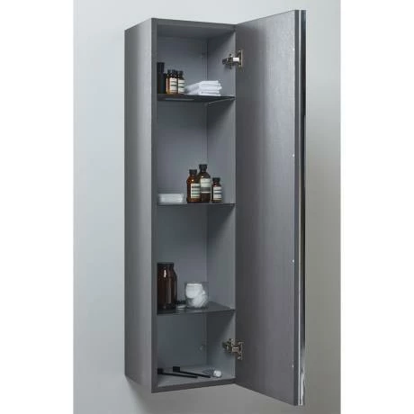 PURCMIR12W_D1_460.jpg Roper Rhodes 320mm Mirrored Storage Unit - Gloss White -Bathroom Mirrors Shop PURCMIR12W D1 460