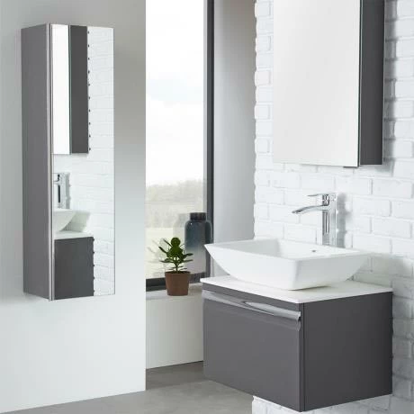 PURS-600-CE_D1NNN_460.jpg Roper Rhodes 320mm Mirrored Storage Unit - Gloss White -Bathroom Mirrors Shop PURS 600 CE D1NNN 460