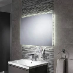 Sensio Eden 600 x 900mm Backlit LED Mirror with Demister Pad - SE30756C0 -Bathroom Mirrors Shop SE30756C0 D2 460
