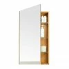 700mm Slimline Mirror Cabinet Bamboo -Bathroom Mirrors Shop SMCBB P
