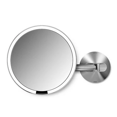 ST3002_D1_460.jpg Simplehuman Rechargeable Wall Mounted 20cm Cosmetic Sensor Mirror - ST3002 -Bathroom Mirrors Shop ST3002 D1 460