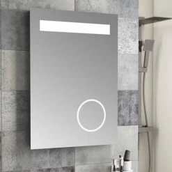 Toronto 500x700mm LED Mirror incl. Magnifying + Anti-Fog Demist