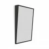 Venice Matt Black 500 x 800mm Angled Mirror -Bathroom Mirrors Shop VEN5080MB P