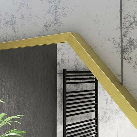 VEN6OCBB_D3_460.jpg Arezzo Brushed Brass 600mm Octagon Mirror -Bathroom Mirrors Shop VEN6OCBB D3 460