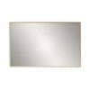 Venice Brushed Brass 1200 x 700mm Rectangular Mirror -Bathroom Mirrors Shop VENR1270BRA P1