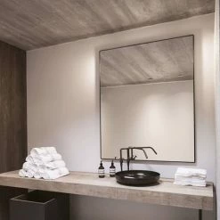 Venice Black 800 x 1000mm Rectangular Mirror 4 Venice Black 800 x 1000mm Rectangular Mirror -Bathroom Mirrors Shop VENR4070BLK D2 460