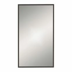 Venice Black 400 x 700mm Rectangular Mirror