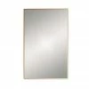Venice Brushed Brass 400 x 700mm Rectangular Mirror