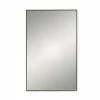Venice Black 500 x 800mm Rectangular Mirror