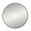 Venice Black 800mm Round Mirror