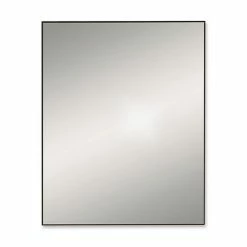 Venice Black 800 x 1000mm Rectangular Mirror