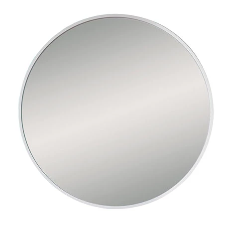 VENR80WHI_P.jpg Venice White 600mm Round Mirror -Bathroom Mirrors Shop VENR80WHI P