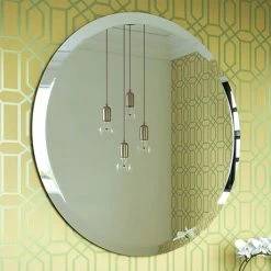 Venice 800mm Round Bevelled Mirror