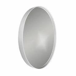 Venice White Frame 750mm Round Mirror