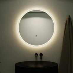 Venice 1200mm Round LED Illuminated Anti-Fog Bathroom Mirror 4 Venice 1200mm Round LED Illuminated Anti-Fog Bathroom Mirror -Bathroom Mirrors Shop VN60MIR D2 460