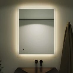 Venice 800 x 1000mm Rectangular LED Illuminated Anti-Fog Bathroom Mirror