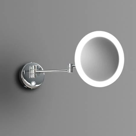 VNCMRND_D3_460.jpg Venice Chrome Round 3x Magnifying LED Cosmetic Mirror -Bathroom Mirrors Shop VNCMRND D3 460