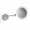 Venice Chrome Round 3x Magnifying LED Cosmetic Mirror