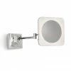 Venice Chrome Square 3x Magnifying LED Cosmetic Mirror