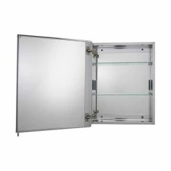 Croydex Langley Single Door Mirror Cabinet with FlexiFix - WC101369 -Bathroom Mirrors Shop WC101369 D2 460