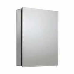 Croydex Langley Single Door Mirror Cabinet with FlexiFix - WC101369