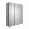 Croydex Westbourne Triple Door Tri-View White Steel Mirror Cabinet with FlexiFix - WC102322 -Bathroom Mirrors Shop WC102322 P