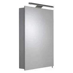 Croydex Madison Hang N Lock Single Door Illuminated Mirror Cabinet with Shaver Socket 700 x 500mm - WC147369E