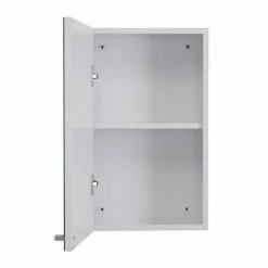 Croydex Carra White Single Door Mirror Cabinet - WC450622 4 Croydex Carra White Single Door Mirror Cabinet - WC450622 -Bathroom Mirrors Shop WC450622 D2 460