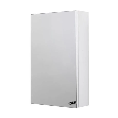 WC450622_P.jpg Croydex Carra White Single Door Mirror Cabinet - WC450622 -Bathroom Mirrors Shop WC450622 P