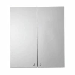 Croydex Carra White Double Door Mirror Cabinet - WC450822 4 Croydex Carra White Double Door Mirror Cabinet - WC450822 -Bathroom Mirrors Shop WC450822 D2 460