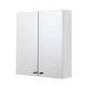 Croydex Carra White Double Door Mirror Cabinet - WC450822 1 Croydex Carra White Double Door Mirror Cabinet - WC450822 -Bathroom Mirrors Shop WC450822 P